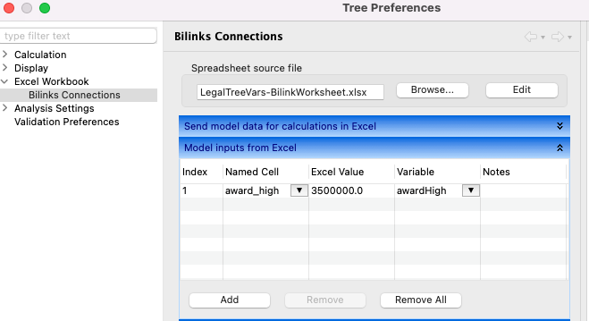 Screening Simple Treeage Model Example Get TreeAge model input values from Excel
