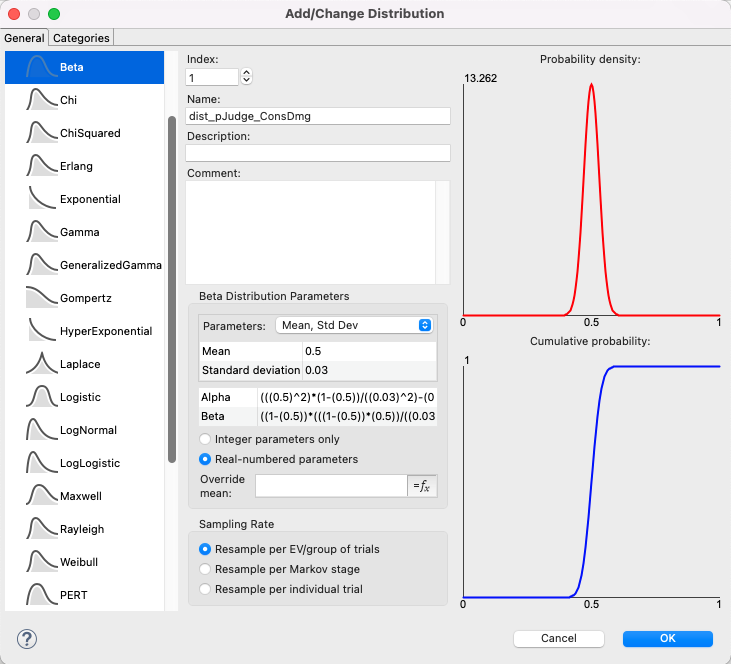 Creating and referencing distributions