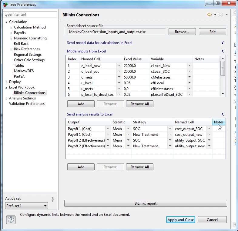 Treeage Example Dynamic Links