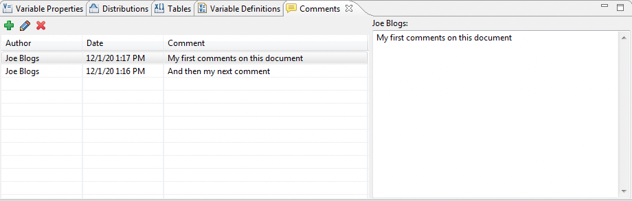 Model Comments